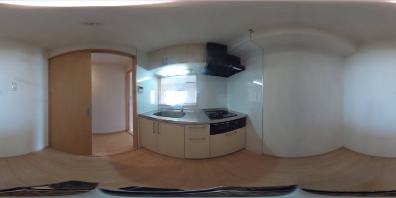 パノラマ画像キッチン