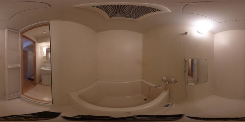 パノラマ画像バスルーム