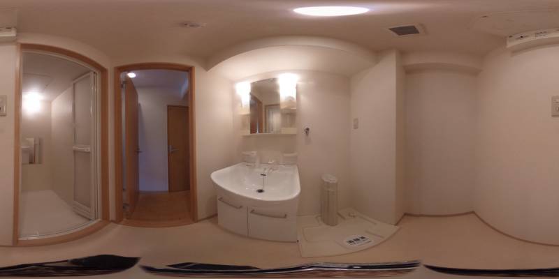 パノラマ画像洗面所