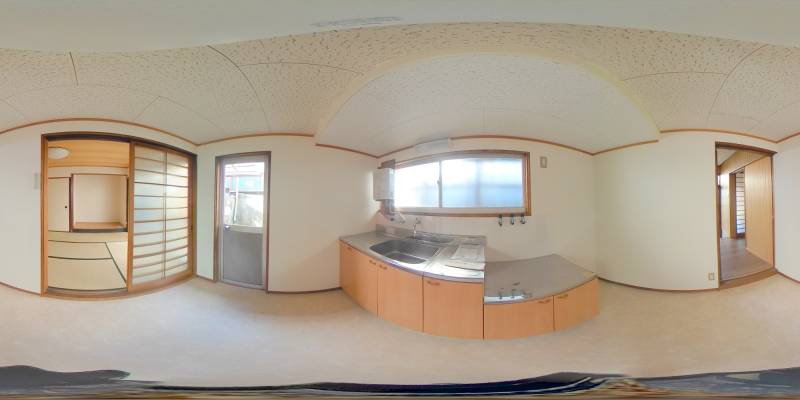 パノラマ画像キッチン