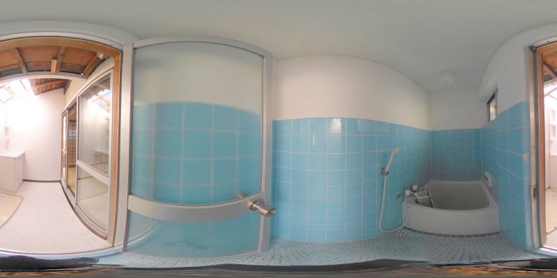 パノラマ画像バスルーム