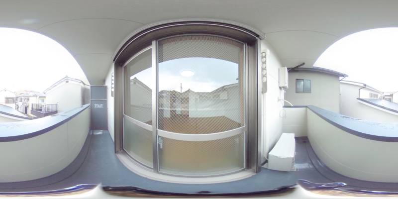 パノラマ画像バルコニー