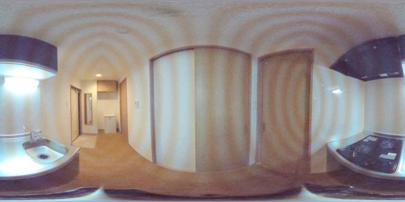 パノラマ画像キッチン