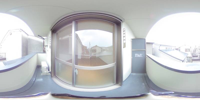 パノラマ画像バルコニー