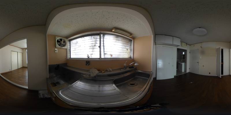 パノラマ画像キッチン