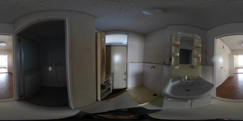 パノラマ画像洗面所