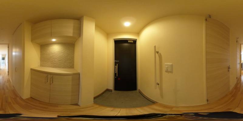 パノラマ画像玄関