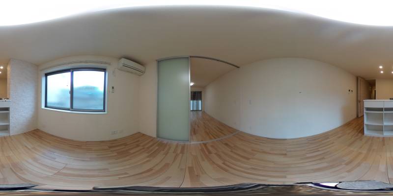 パノラマ画像リビング