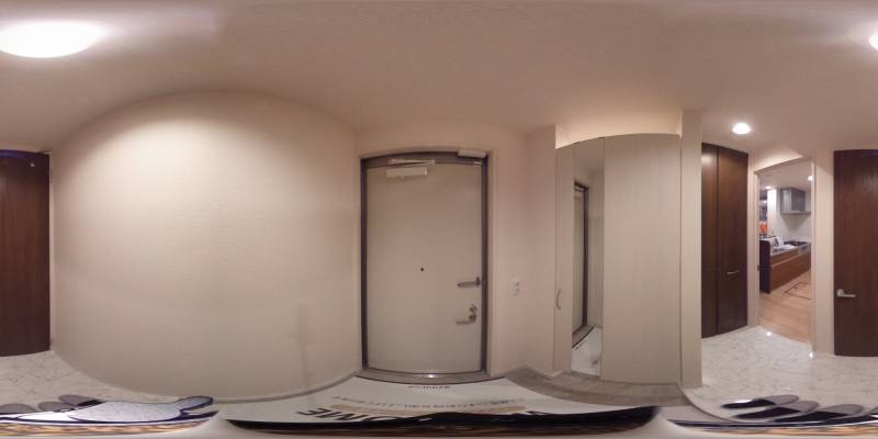 パノラマ画像玄関