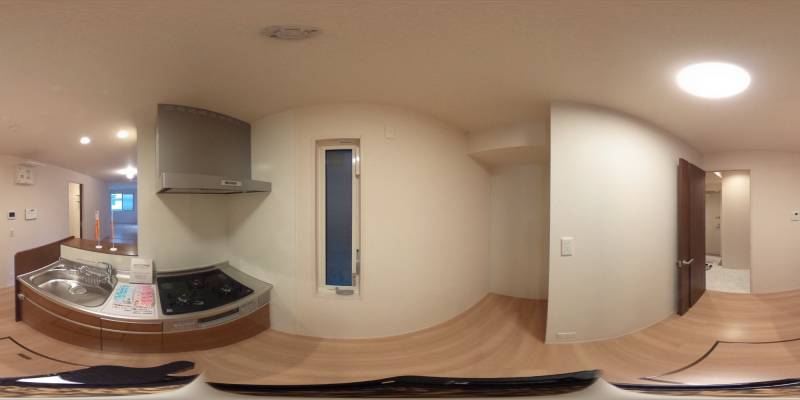 パノラマ画像キッチン