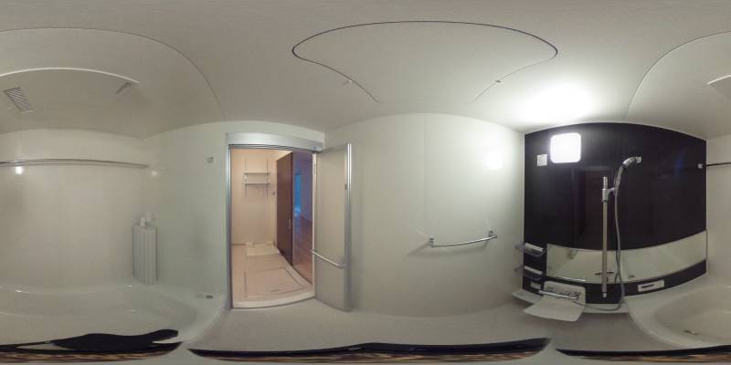 パノラマ画像バスルーム