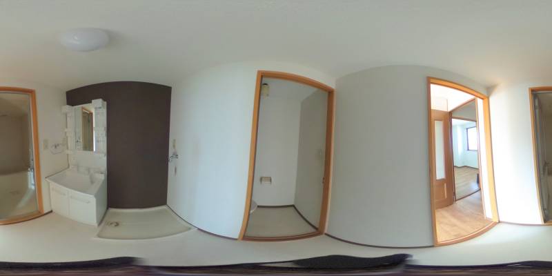 パノラマ画像洗面所