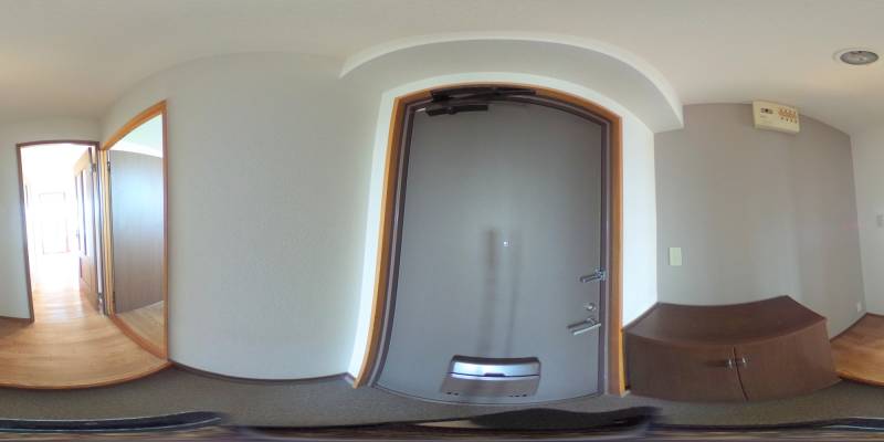 パノラマ画像玄関