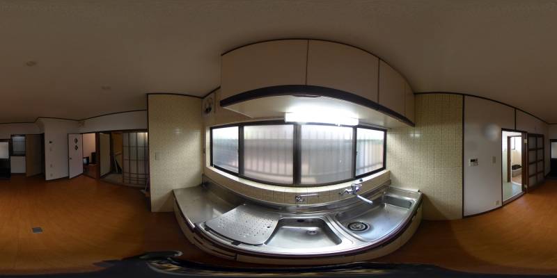 パノラマ画像キッチン