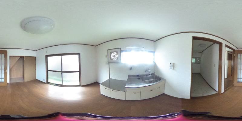 パノラマ画像キッチン