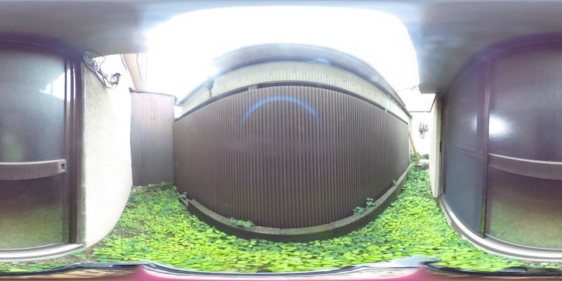 パノラマ画像バルコニー