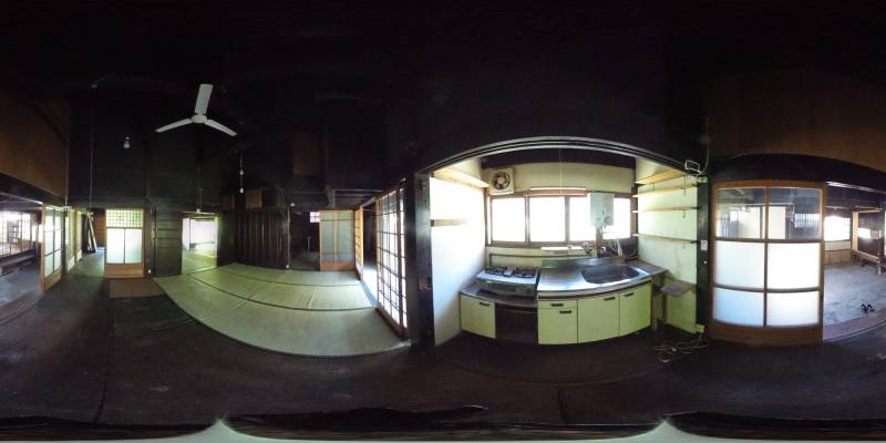 パノラマ画像キッチン