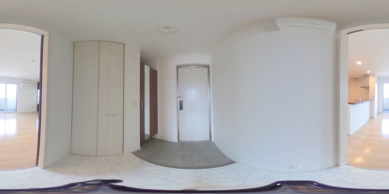 パノラマ画像玄関