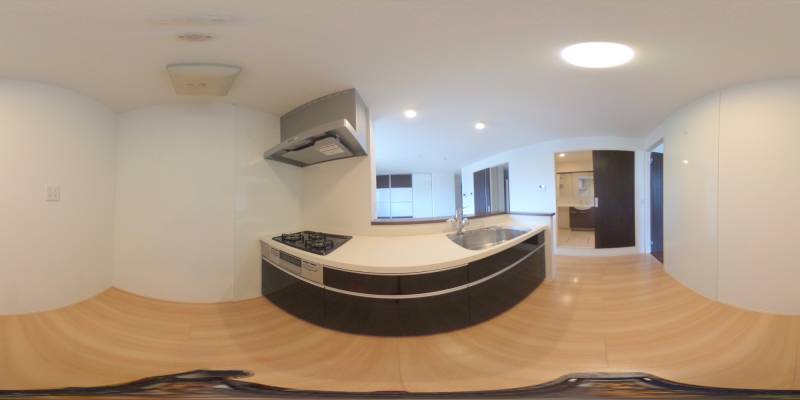 パノラマ画像キッチン