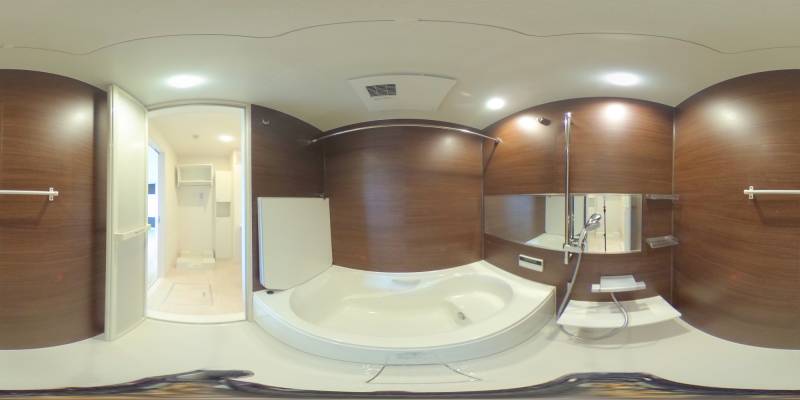 パノラマ画像バスルーム