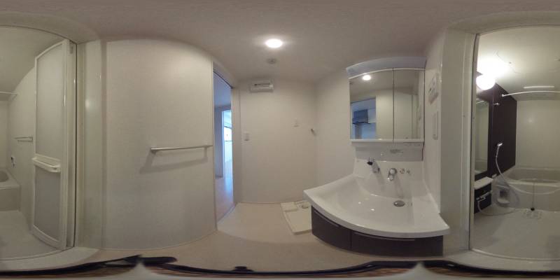 パノラマ画像バスルーム