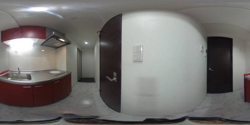 パノラマ画像キッチン