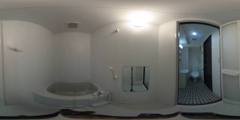 パノラマ画像バスルーム