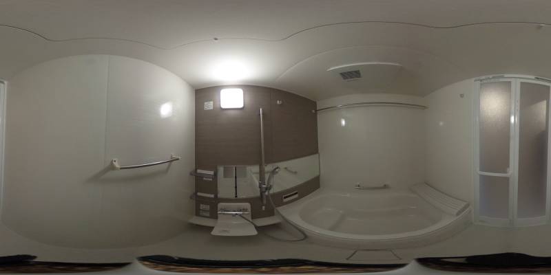 パノラマ画像バスルーム