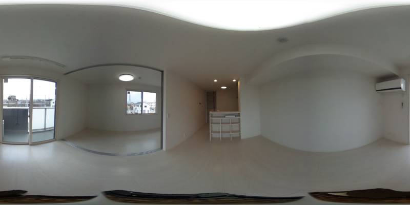 パノラマ画像リビング