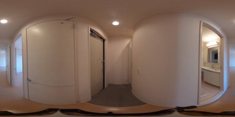 パノラマ画像玄関