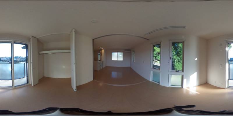 パノラマ画像リビング