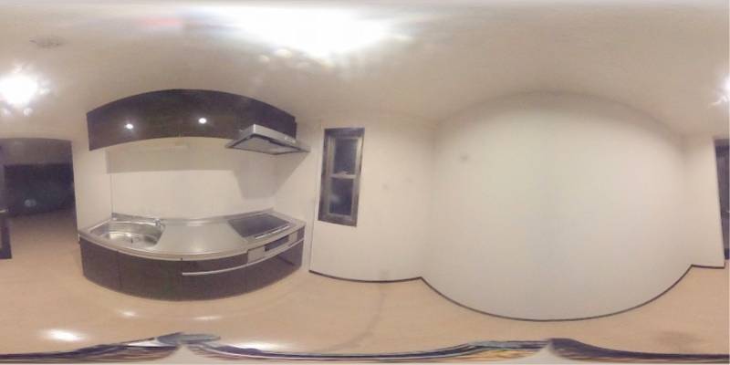 パノラマ画像キッチン