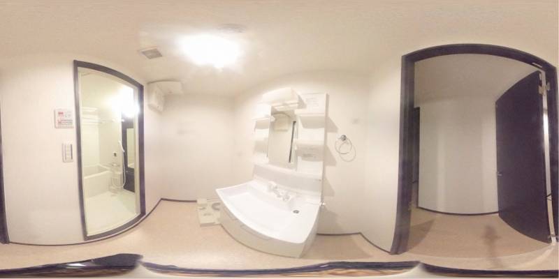 パノラマ画像バスルーム