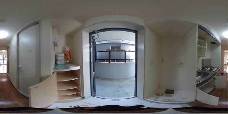 パノラマ画像玄関