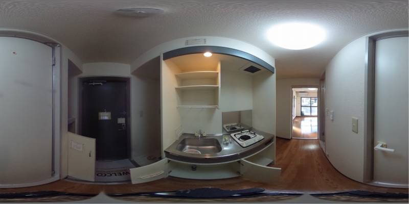 パノラマ画像キッチン