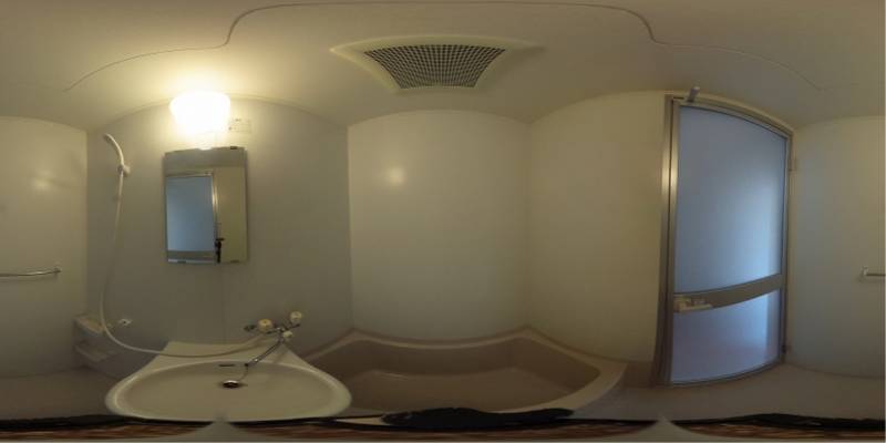 パノラマ画像バスルーム