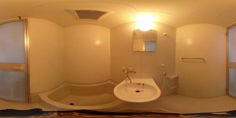 パノラマ画像バスルーム