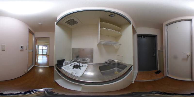 パノラマ画像キッチン