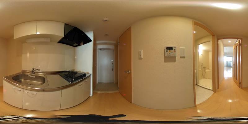 パノラマ画像キッチン