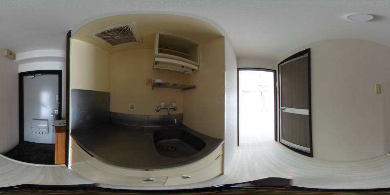 パノラマ画像キッチン