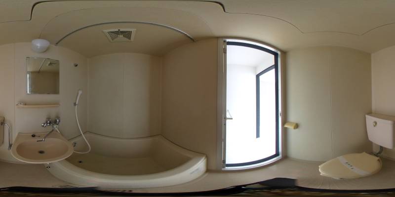 パノラマ画像バスルーム