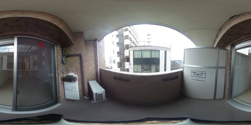 パノラマ画像バルコニー