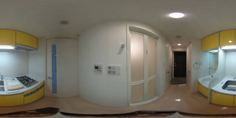 パノラマ画像キッチン