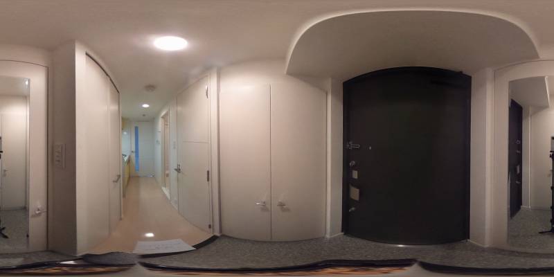 パノラマ画像玄関