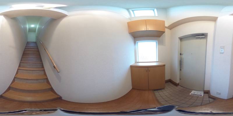 パノラマ画像玄関