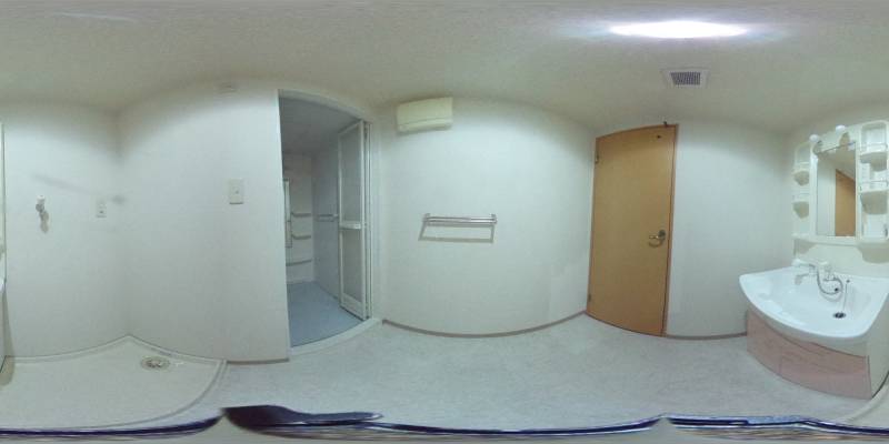 パノラマ画像洗面所