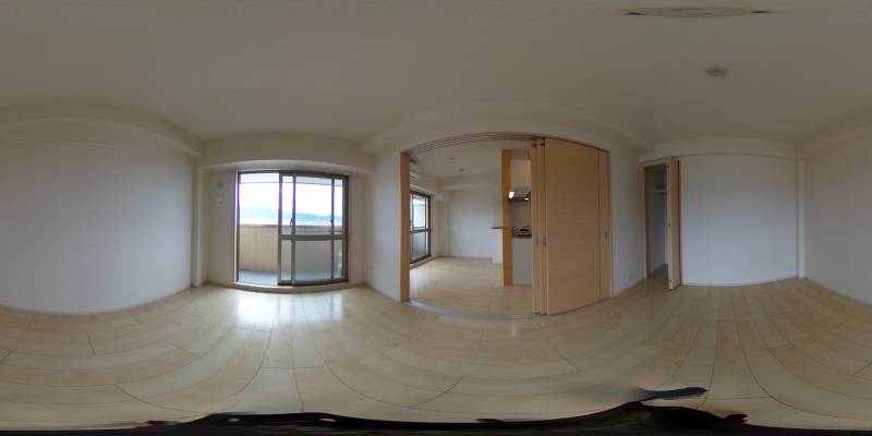 パノラマ画像洋室