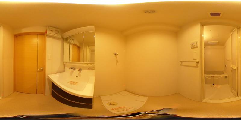 パノラマ画像洗面所