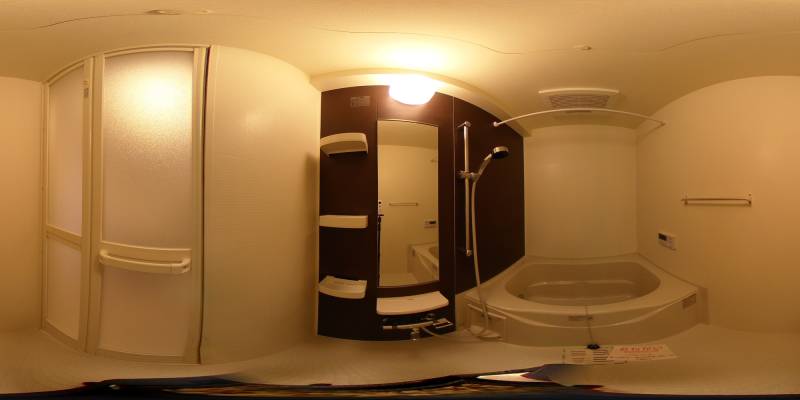 パノラマ画像バスルーム