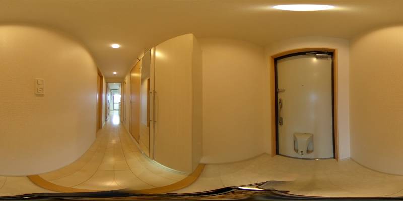 パノラマ画像玄関